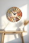 Wallity Reloj Decorativo de MDF Multicolor 50x50 cm
